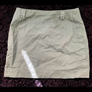 Army Green mini skirt